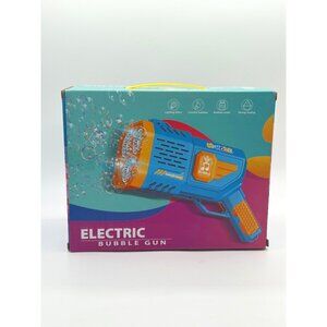 Electric Bubble Gun With Lighting Effects & Colorful Bubbles For Kids Aged 3+